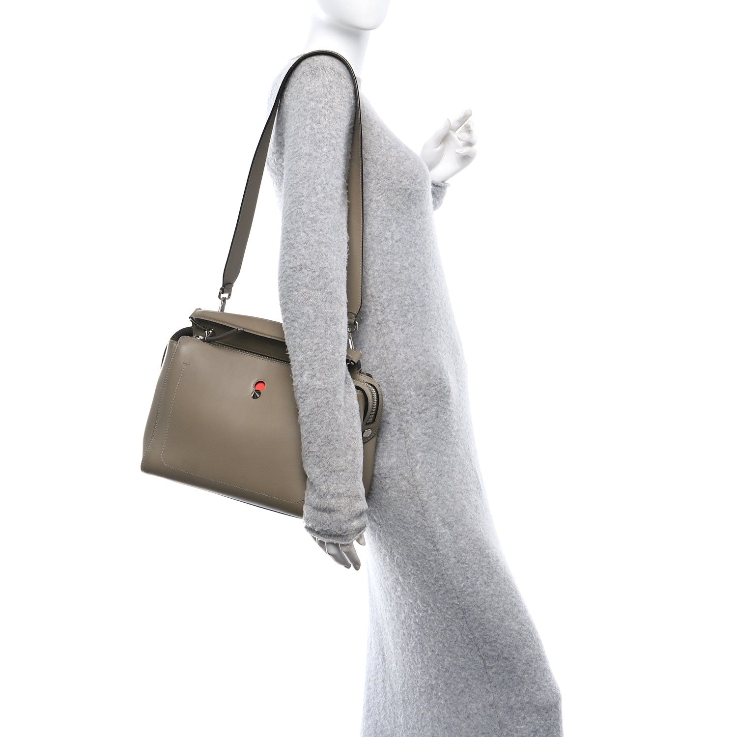 Vitello Baltico Dolce DotCom Satchel Tortora Papavero
