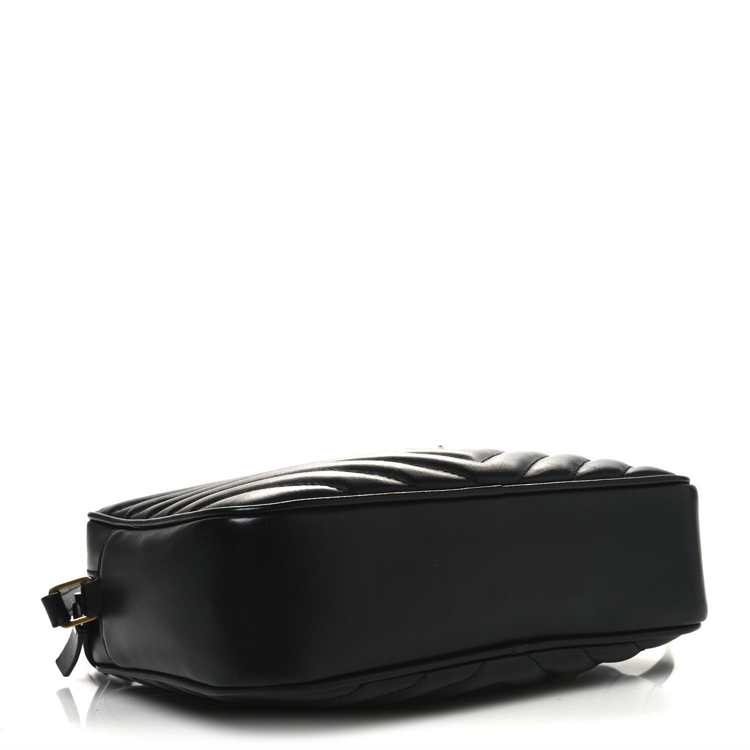 Calfskin Matelasse Monogram Lou Camera Bag Black