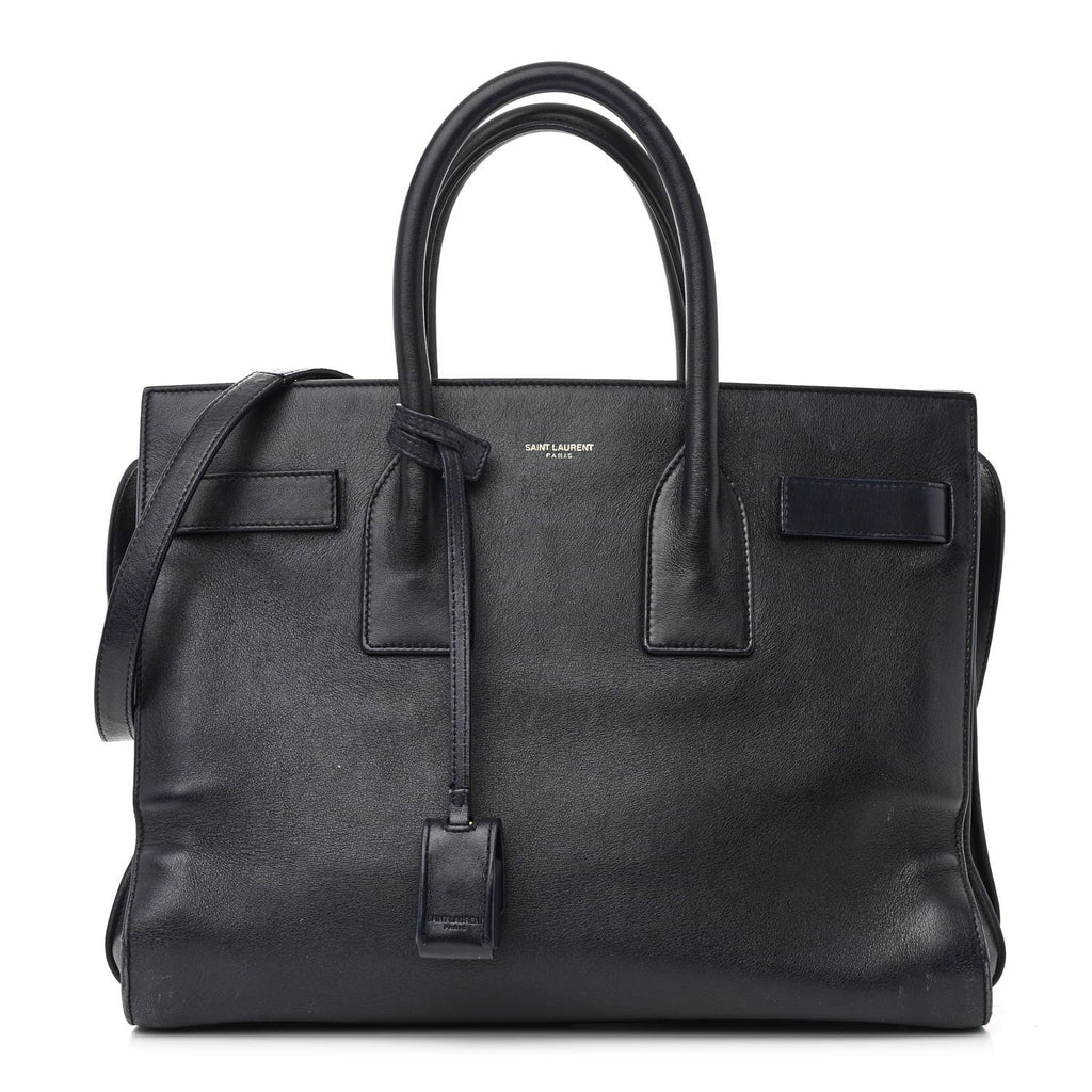 Calfskin Small Sac De Jour Navy