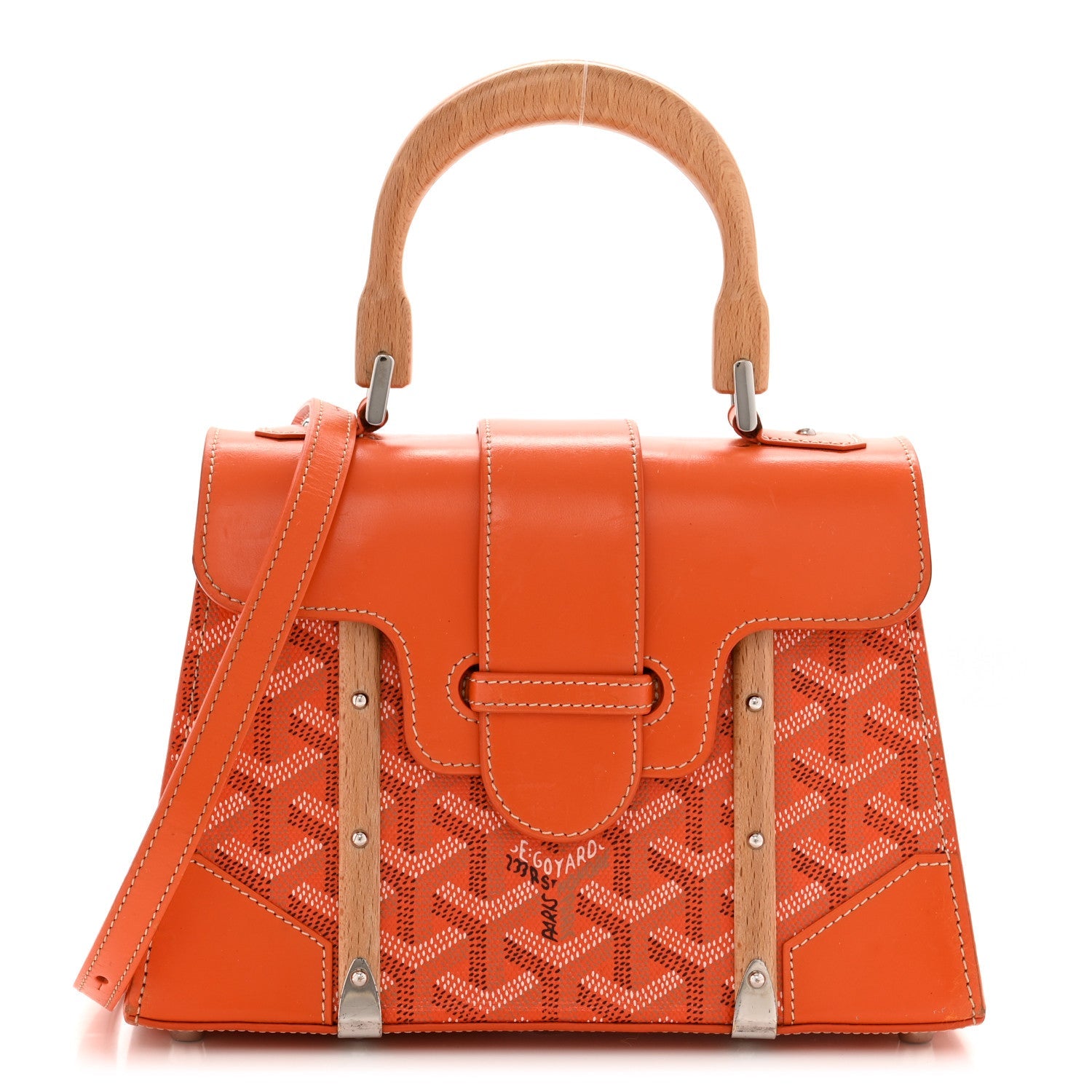 Goyardine Structure Mini Saigon Orange