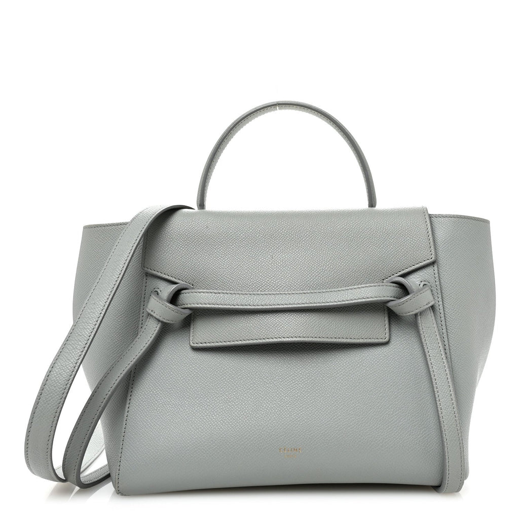 Grained Calfskin Mini Belt Bag Cloud
