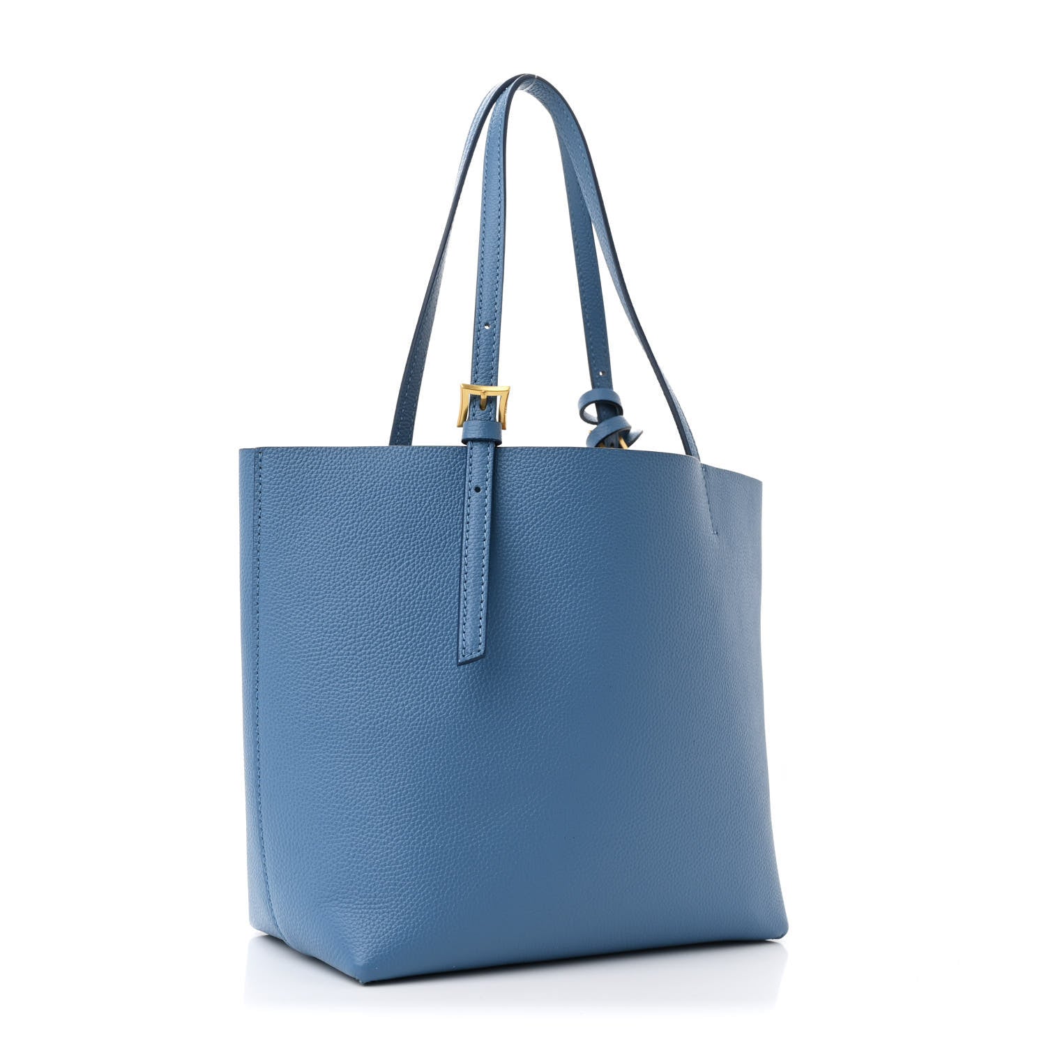 Grained Calfskin Visetos Himmel Reversible Tote Blue Heaven
