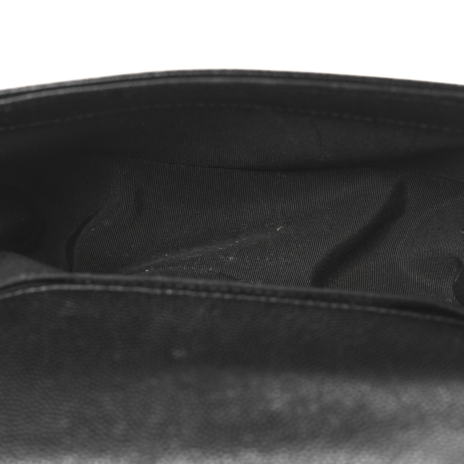Caviar Quilted Small Boy Flap Black