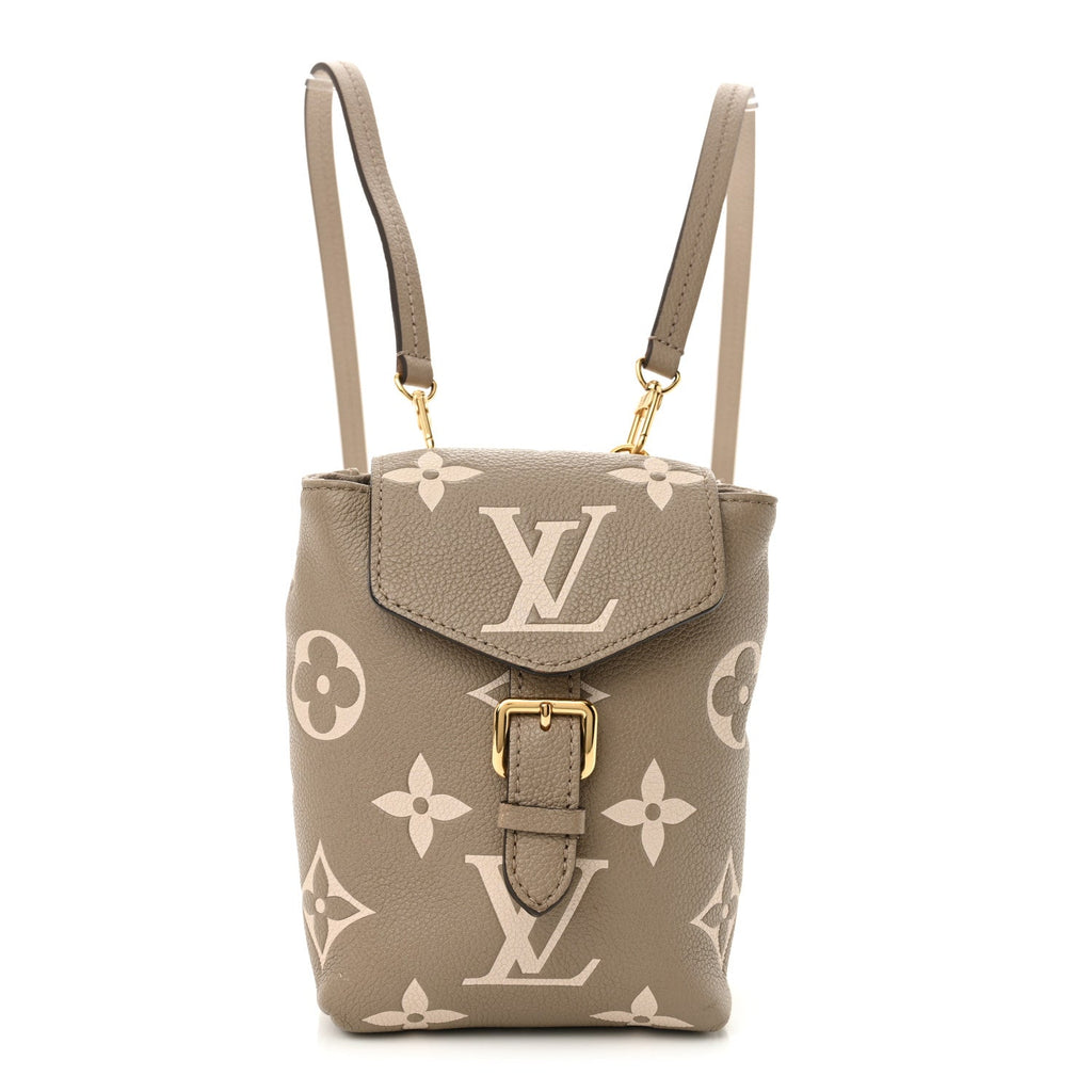 Empreinte Monogram Giant Tiny Backpack Tourterelle Cream