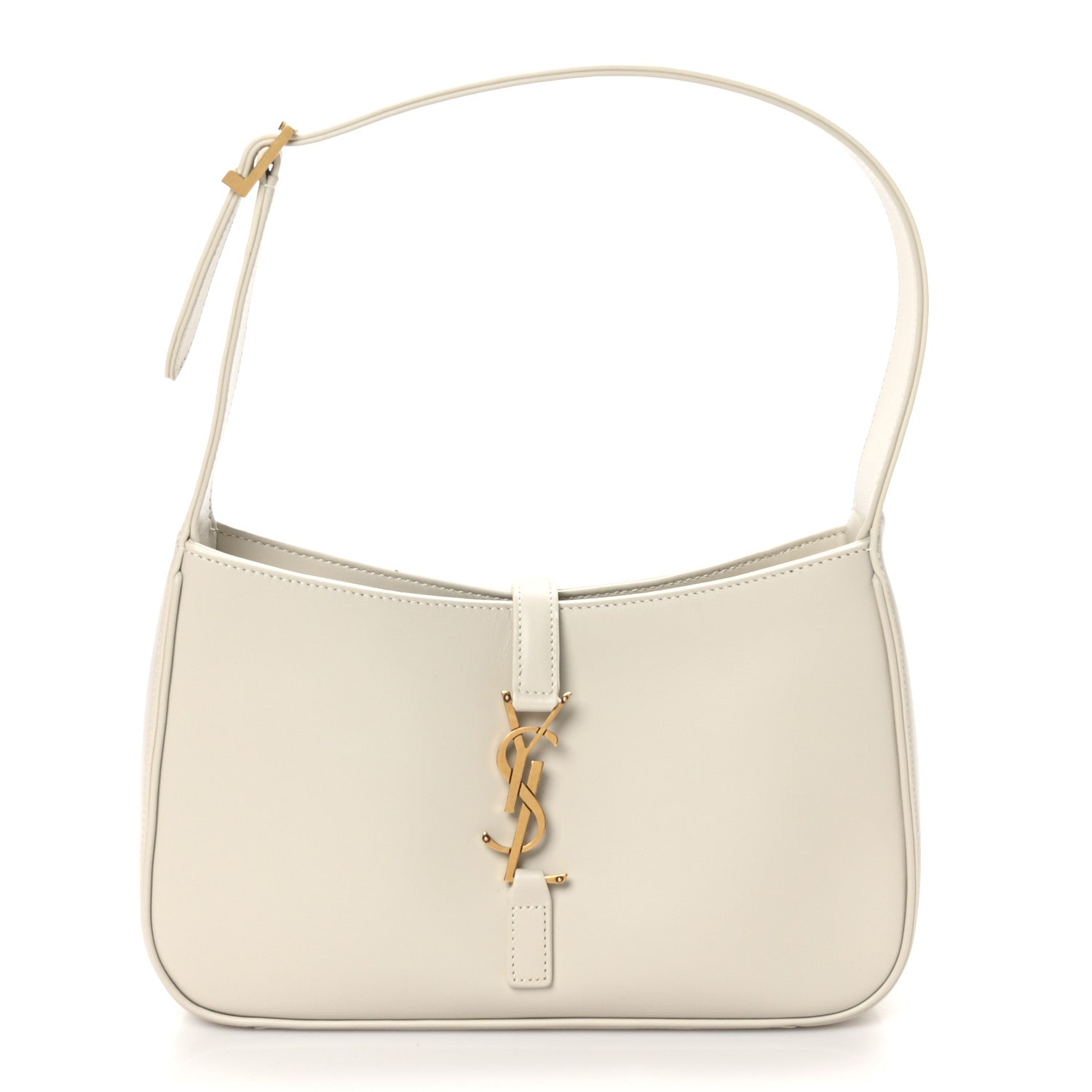 Smooth Calfskin Le 5 A 7 Hobo Blanc Vintage
