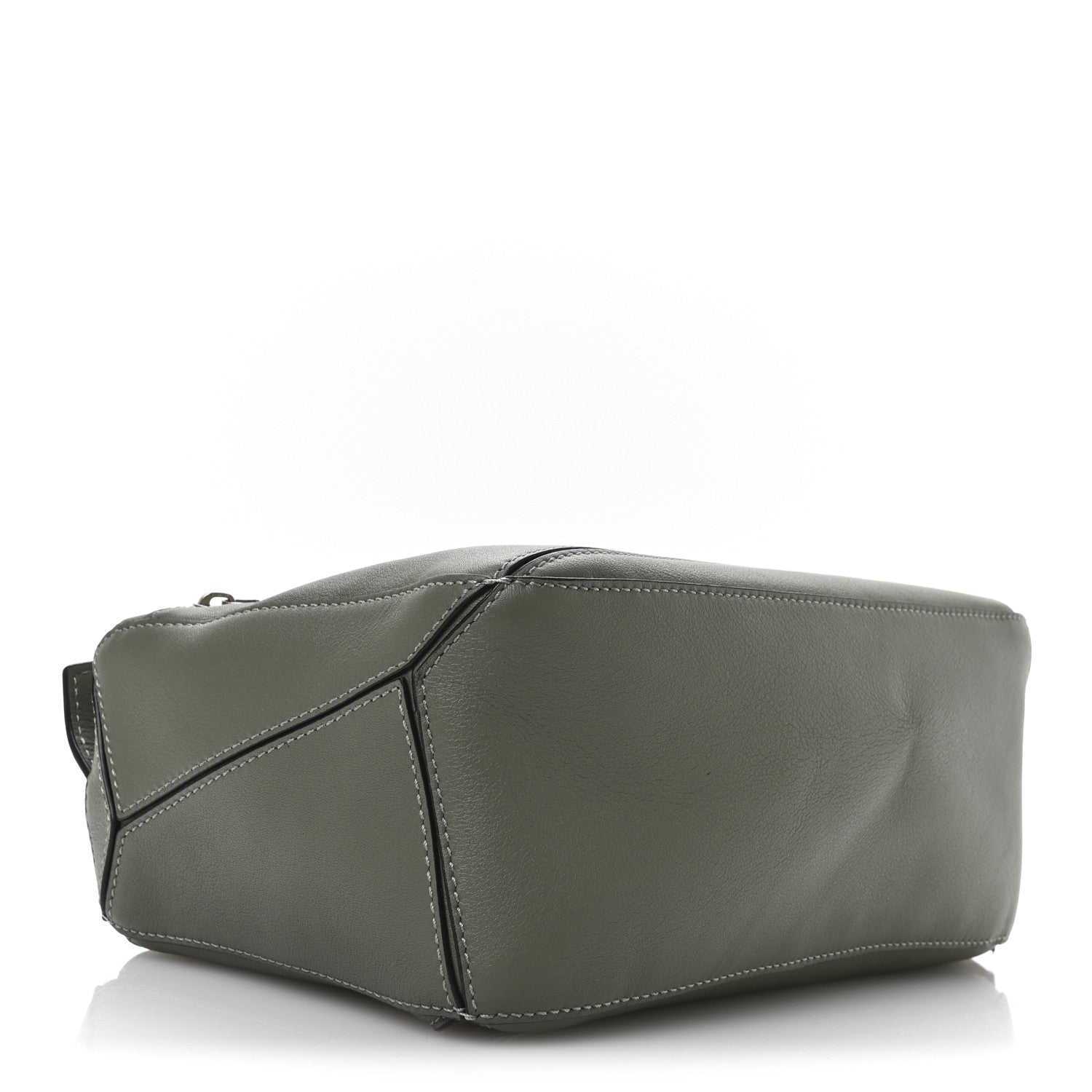 Calfskin Puzzle Bumbag Dark Sage