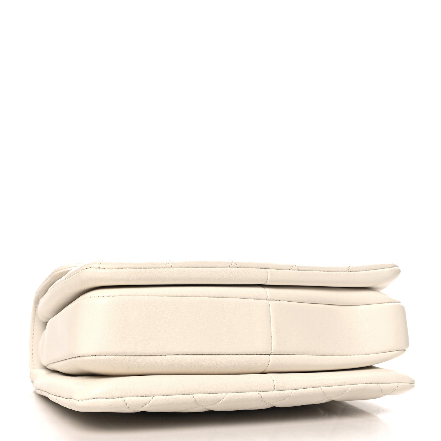 Lambskin Quilted Small Trendy CC Dual Handle Flap Bag White