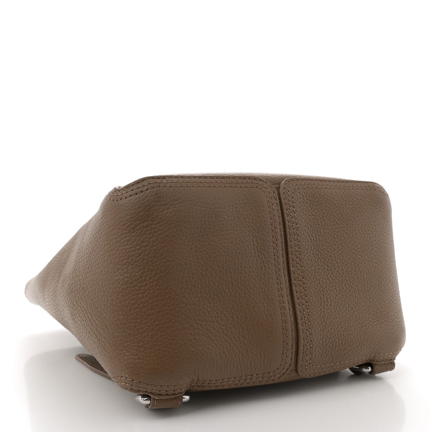 Pebbled Calfskin Pashli Backpack Mushroom