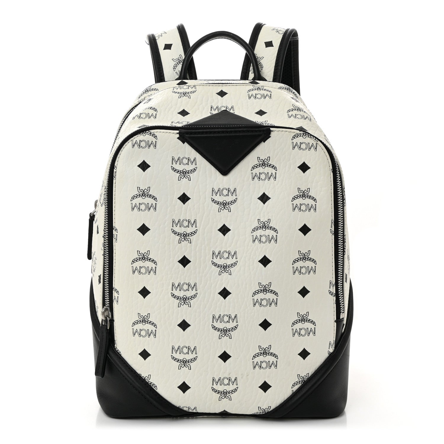 Visetos Small Duke Backpack White Black