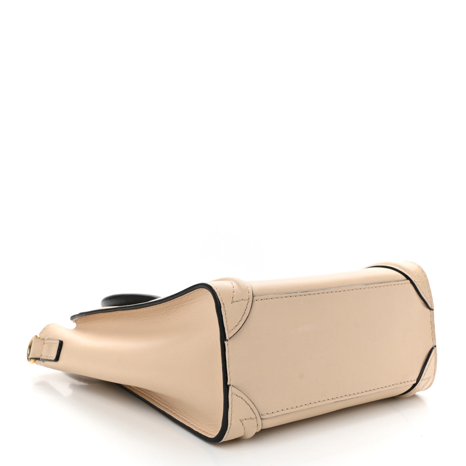 Smooth Calfskin Nano Luggage Powder Black