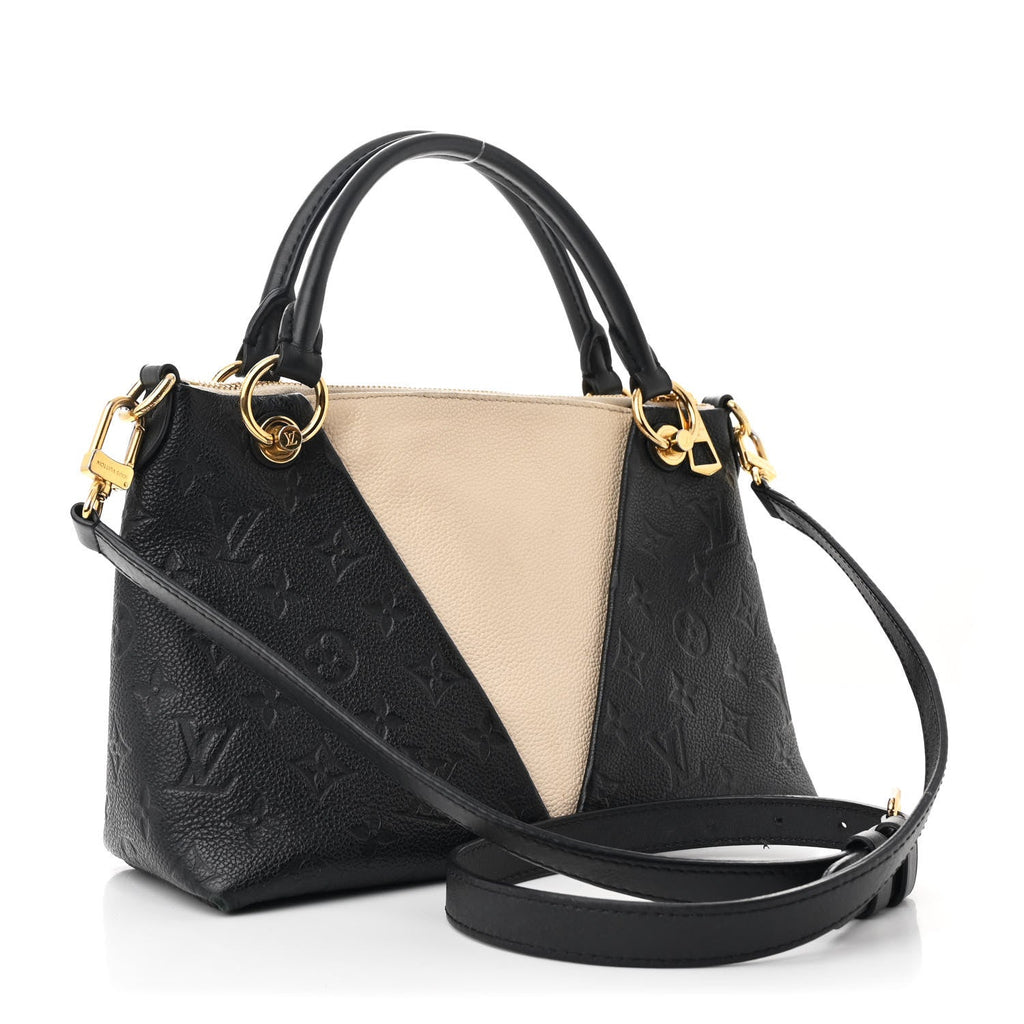 Empreinte V Tote BB Black Creme