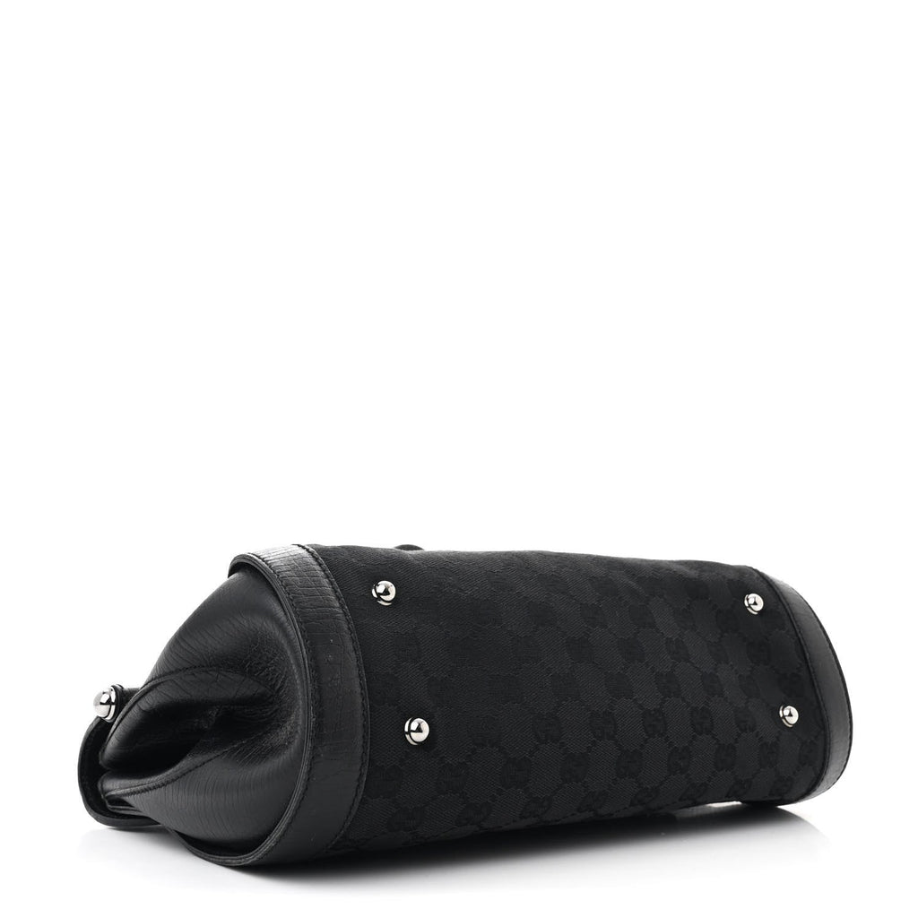 Monogram Bamboo Bullet Bag Black