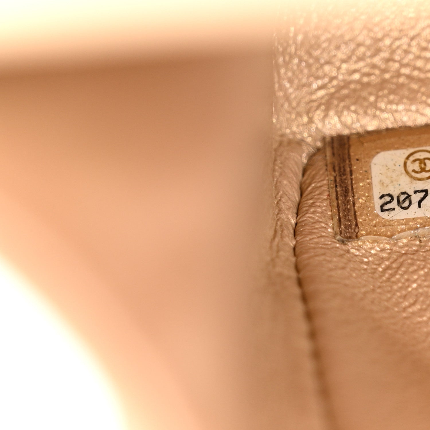 Metallic Calfskin Quilted Lucky Charms 2.55 Reissue 224 Flap Gold