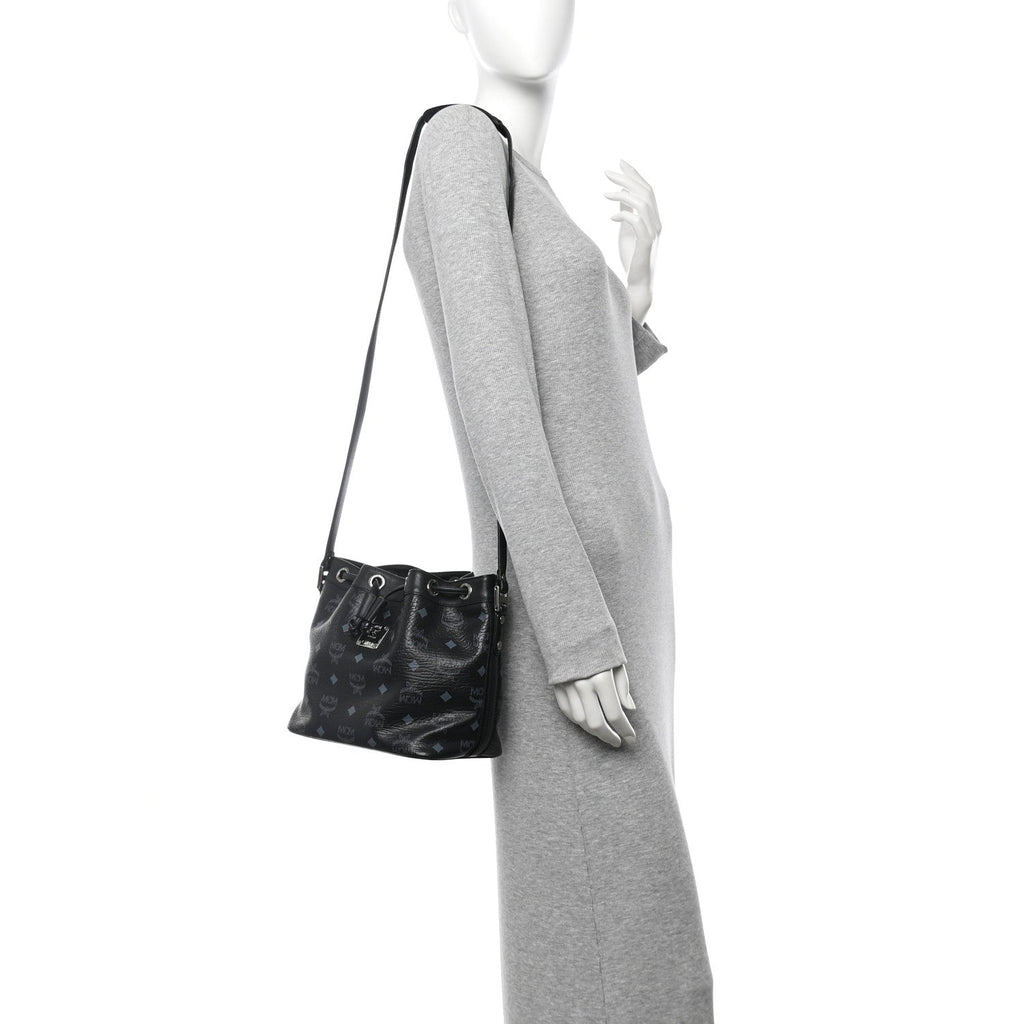 Visetos Essential Drawstring Bucket Bag Black