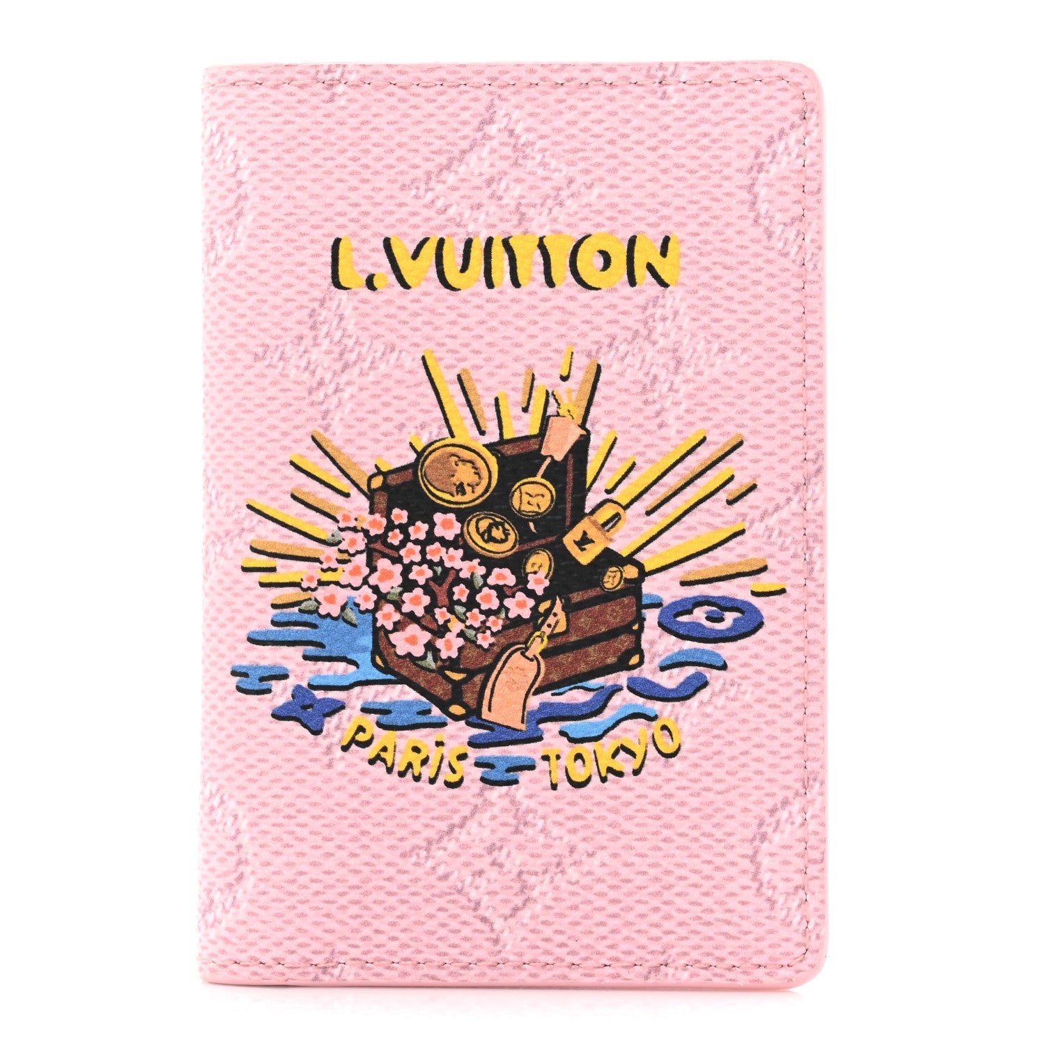 Monogram Paris Tokyo Pocket Organizer Pink