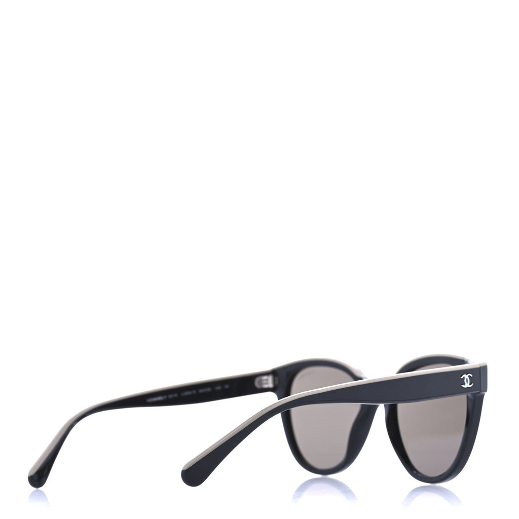 Acetate CC Butterfly Sunglasses 5414 Black Beige
