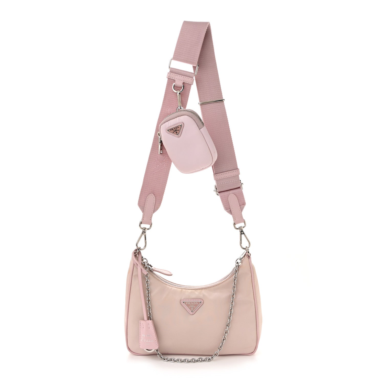 Nylon Re-Edition 2005 Shoulder Bag Alabastro