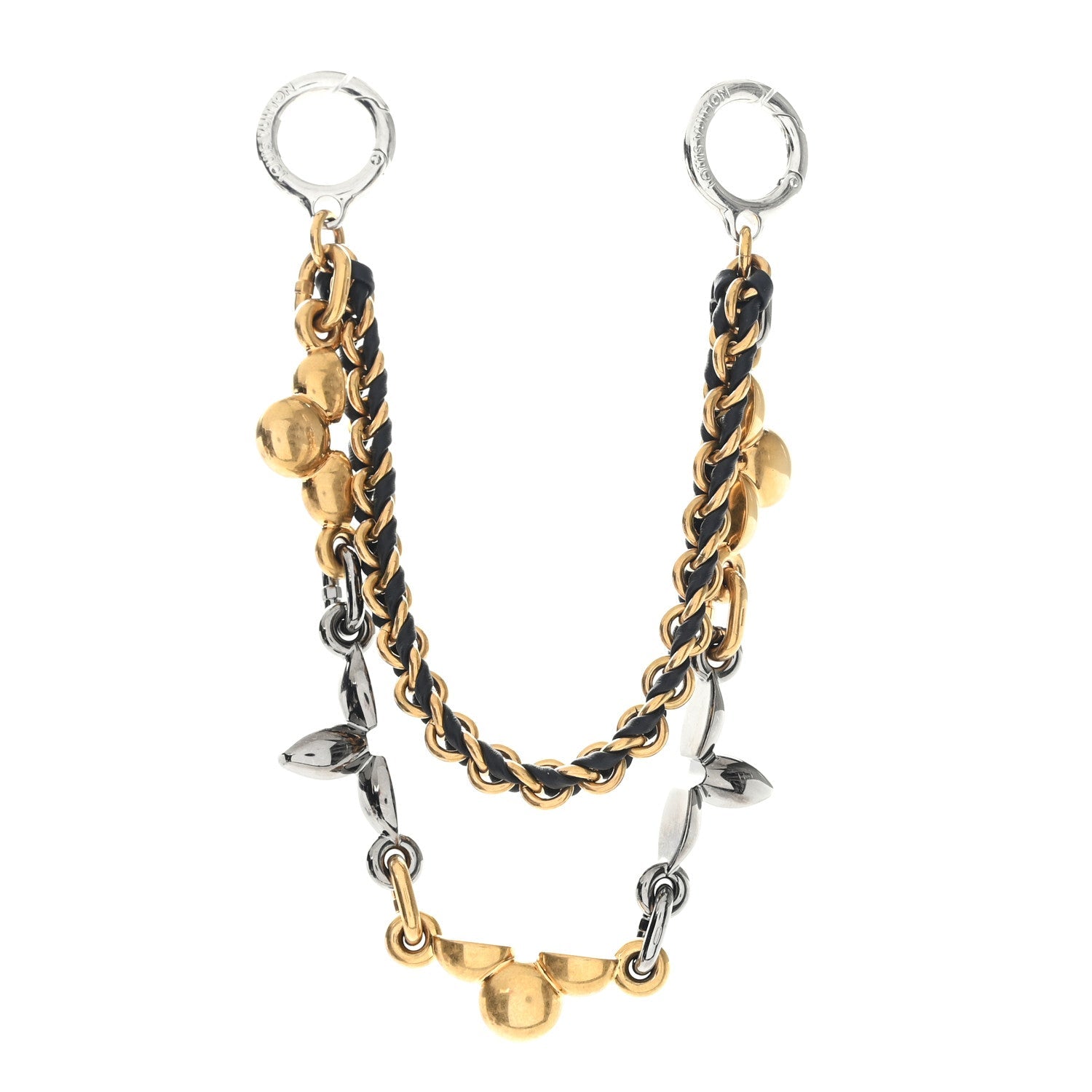 Metal Chain Belt and Bag Charm