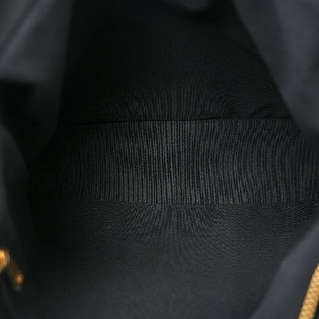Calfskin Quilted Large Daily Hobo Black