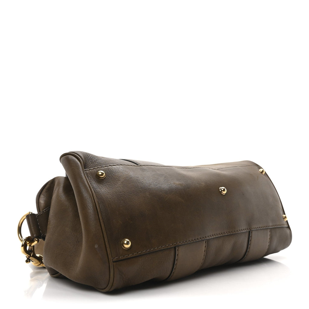 Calfskin Smilla Shoulder Bag Winter Leaf