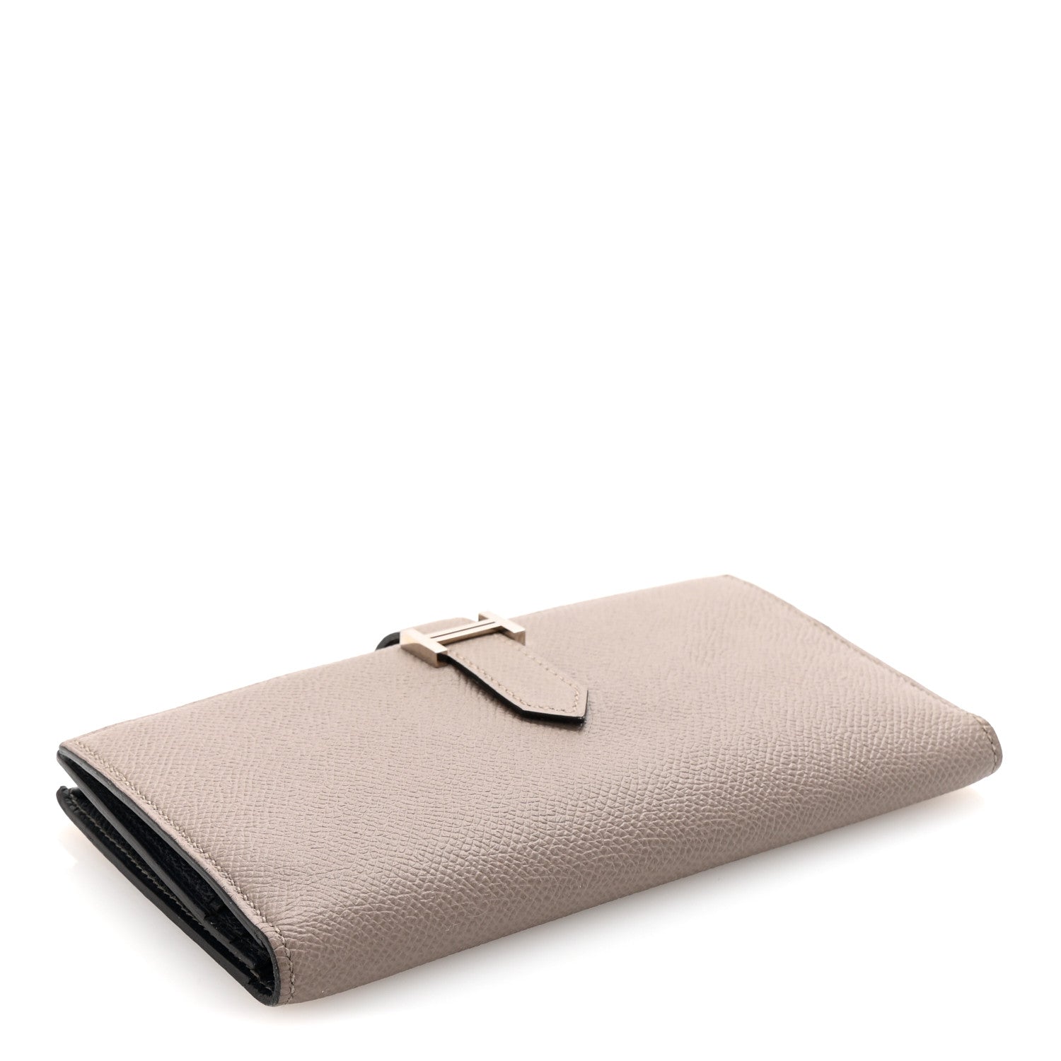Epsom Bearn Gusset Wallet Gris Tourterelle Bleu Indigo