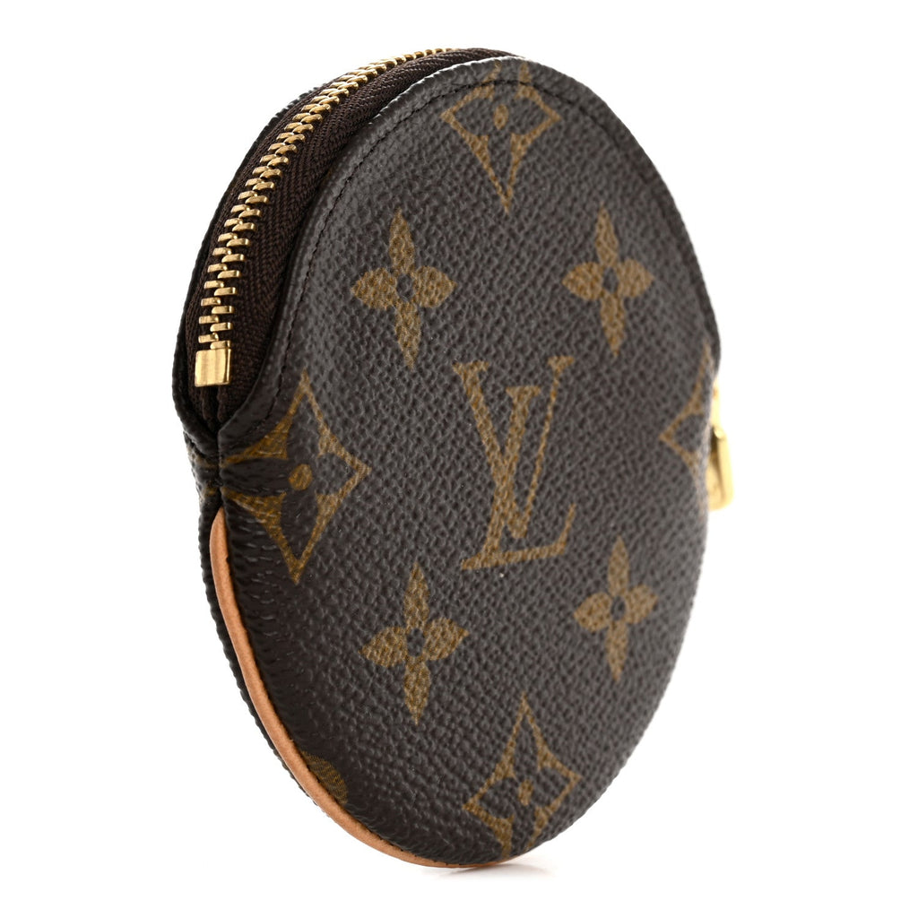 Monogram Round Coin Purse