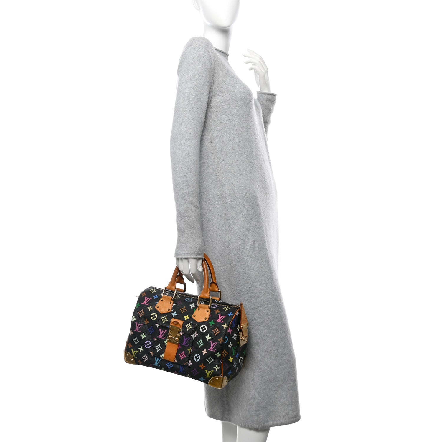 Monogram Multicolor Speedy 30 Black