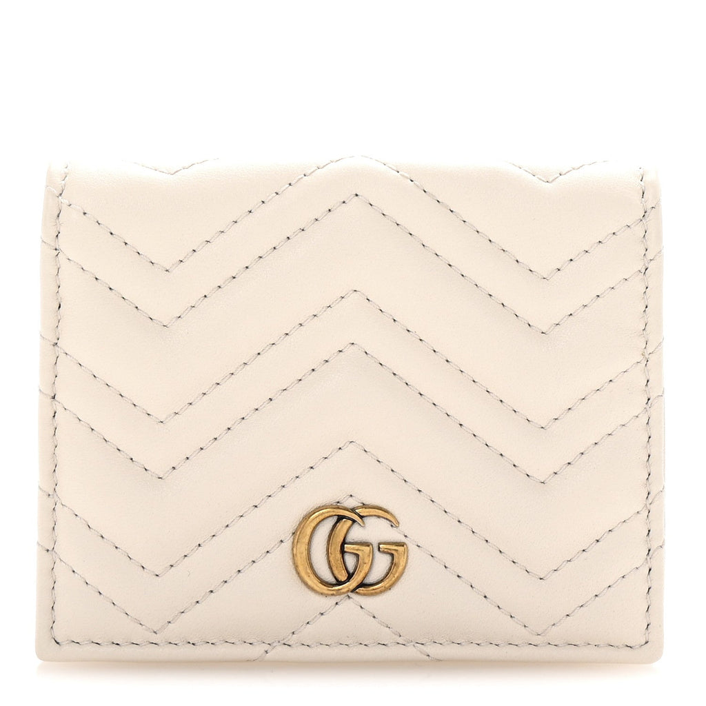 Calfskin Matelasse GG Marmont  Case White