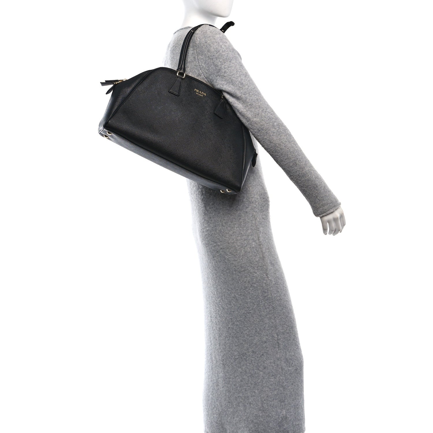 Saffiano Large Tote Black