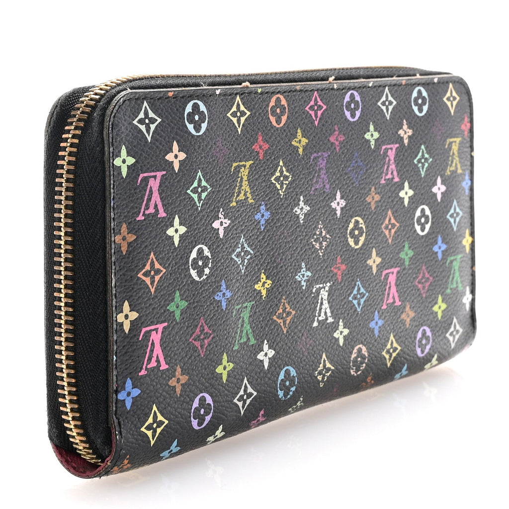 Monogram Multicolor Zippy Wallet Black Grenade