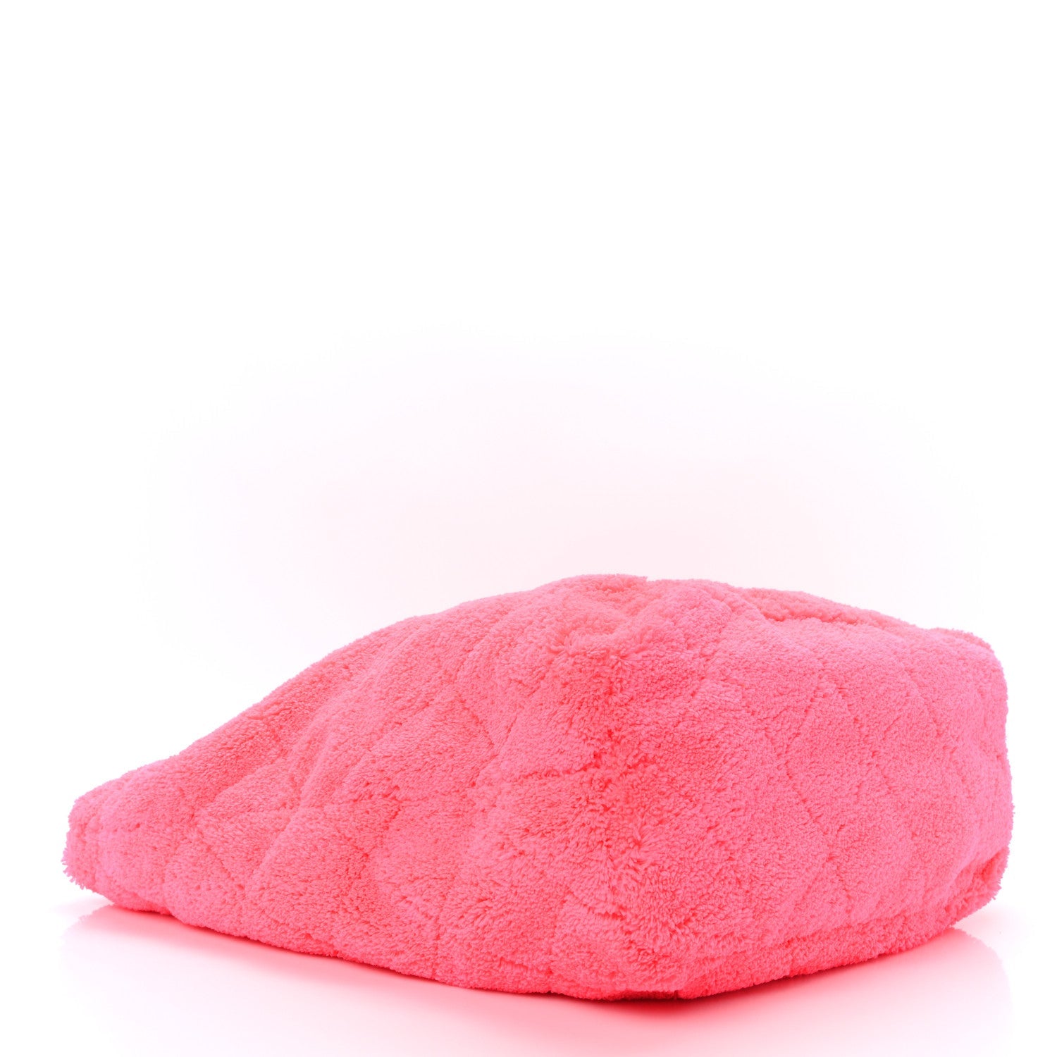 Terry Cloth Quilted Coco Beach Large Shopping Tote Pink