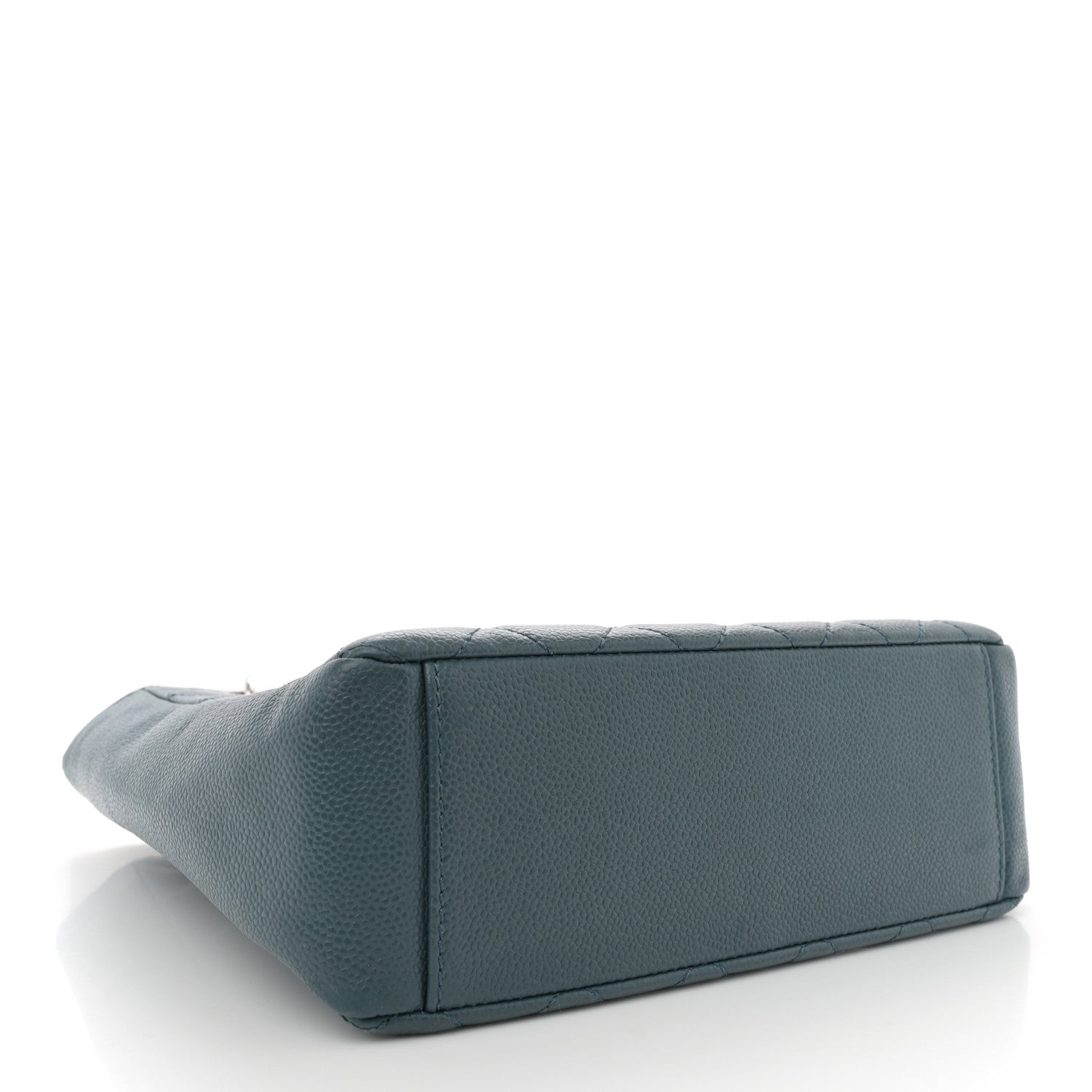 Caviar Quilted Petit Shopping Tote PST Blue