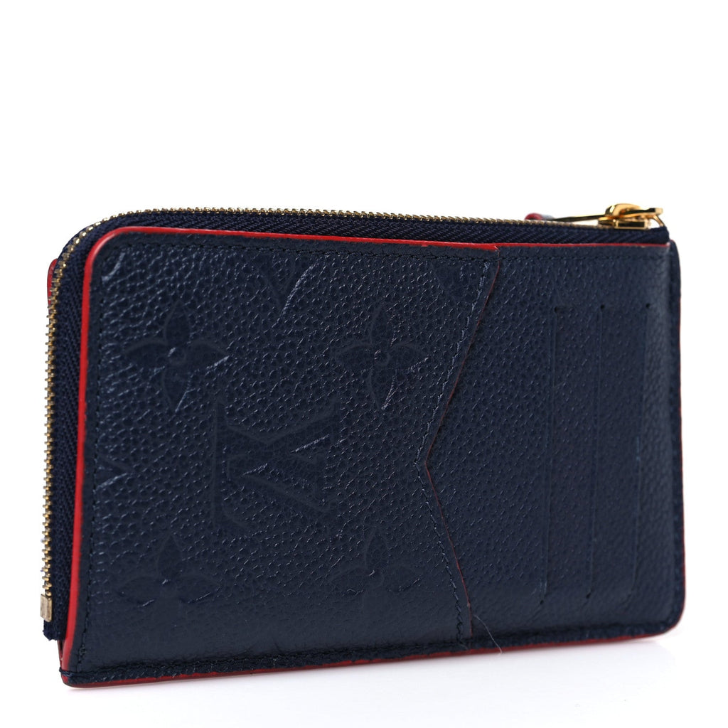 Empreinte Recto Verso  Holder Marine Rouge