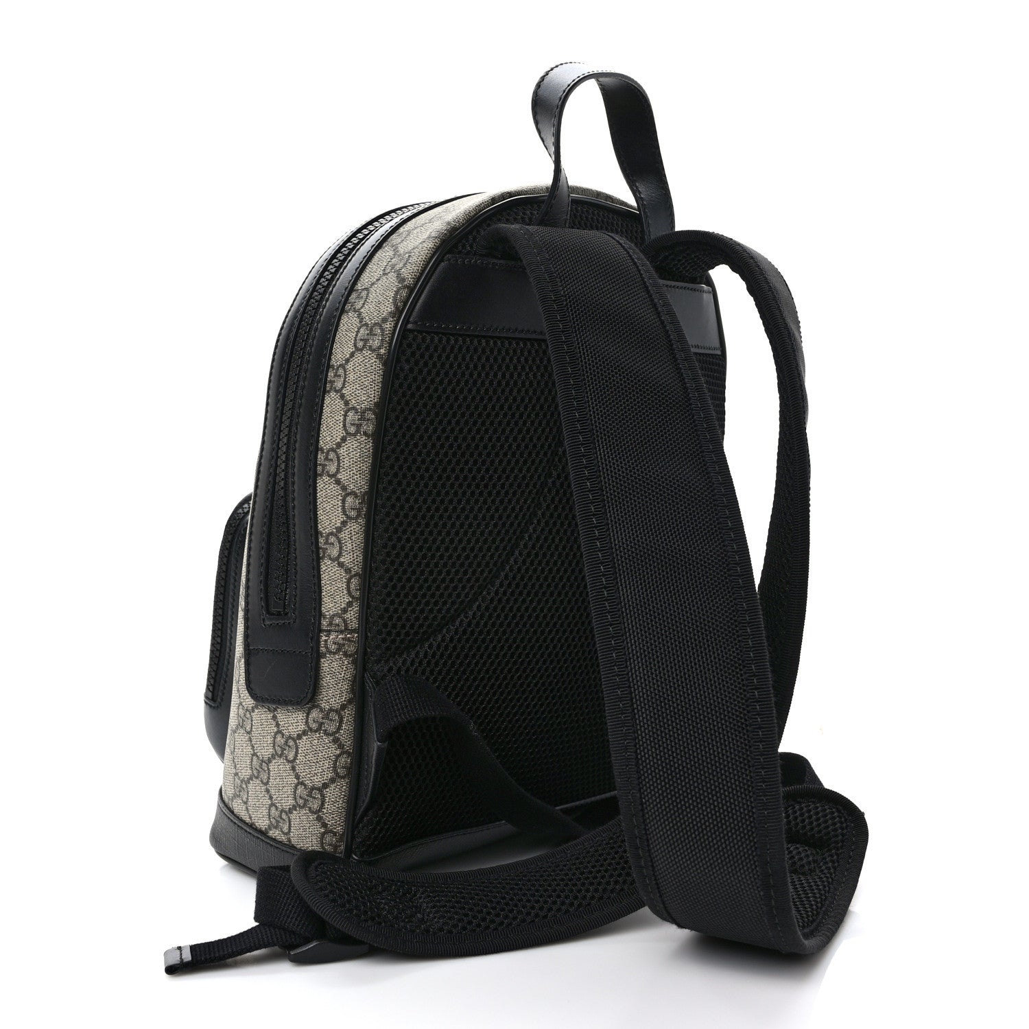 GG Supreme Monogram Small Eden Day Backpack Black