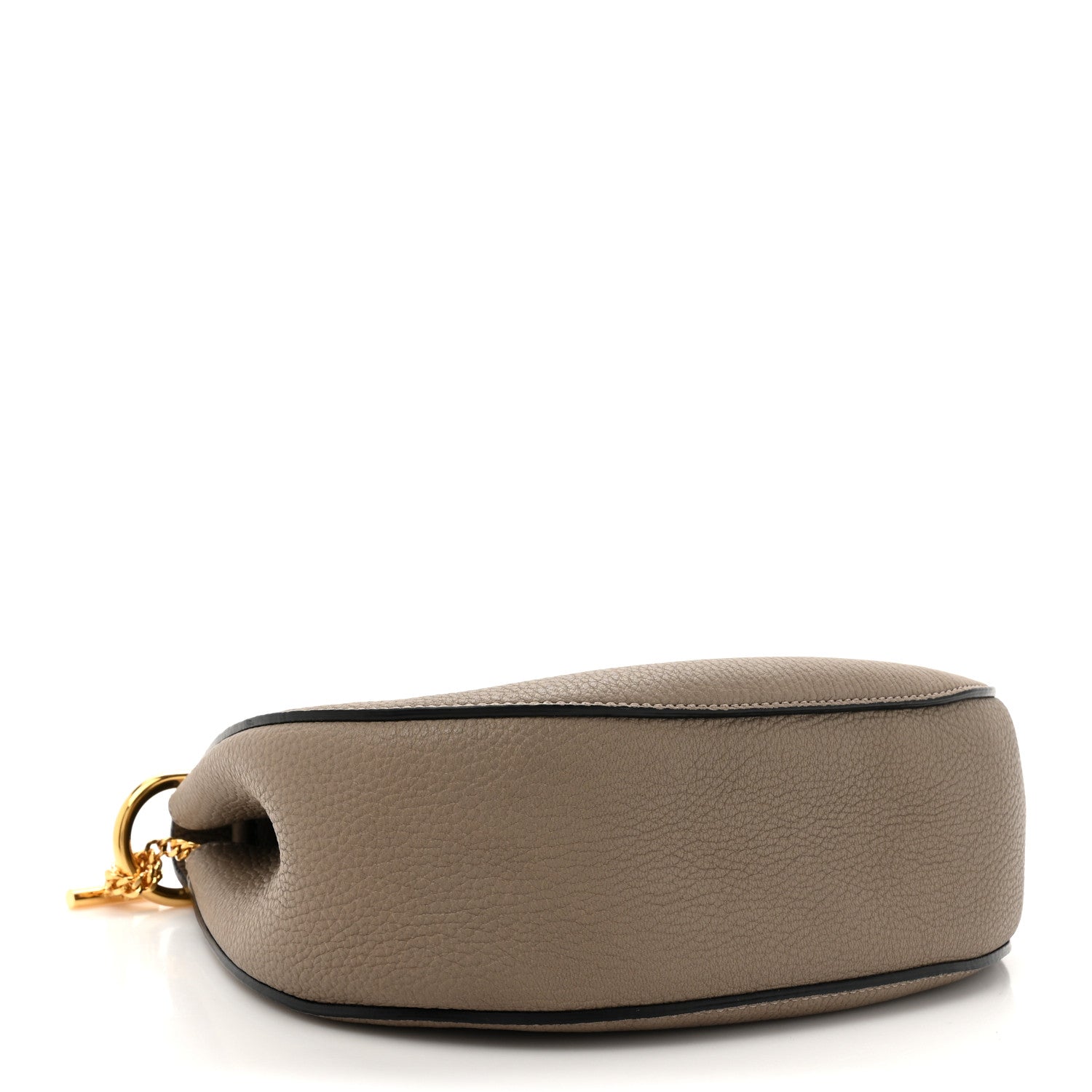 Grained Lambskin Mini Drew Shoulder Bag Motty Grey