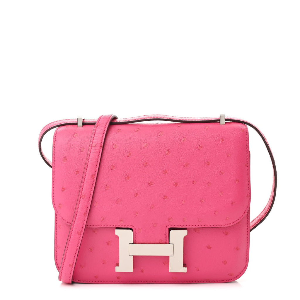 Ostrich Constance 18 Rose Shocking