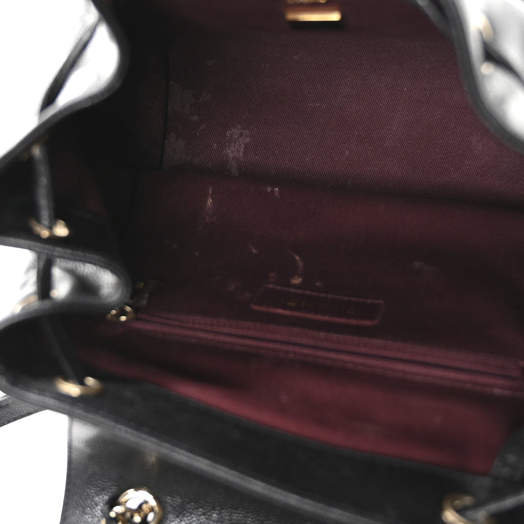 Caviar Quilted Business Affinity Backpack Black