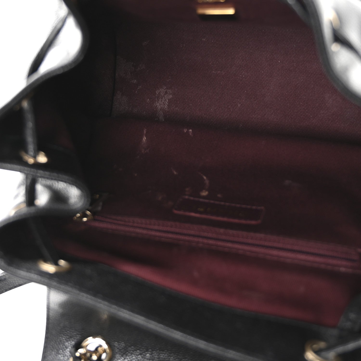 Caviar Quilted Business Affinity Backpack Black