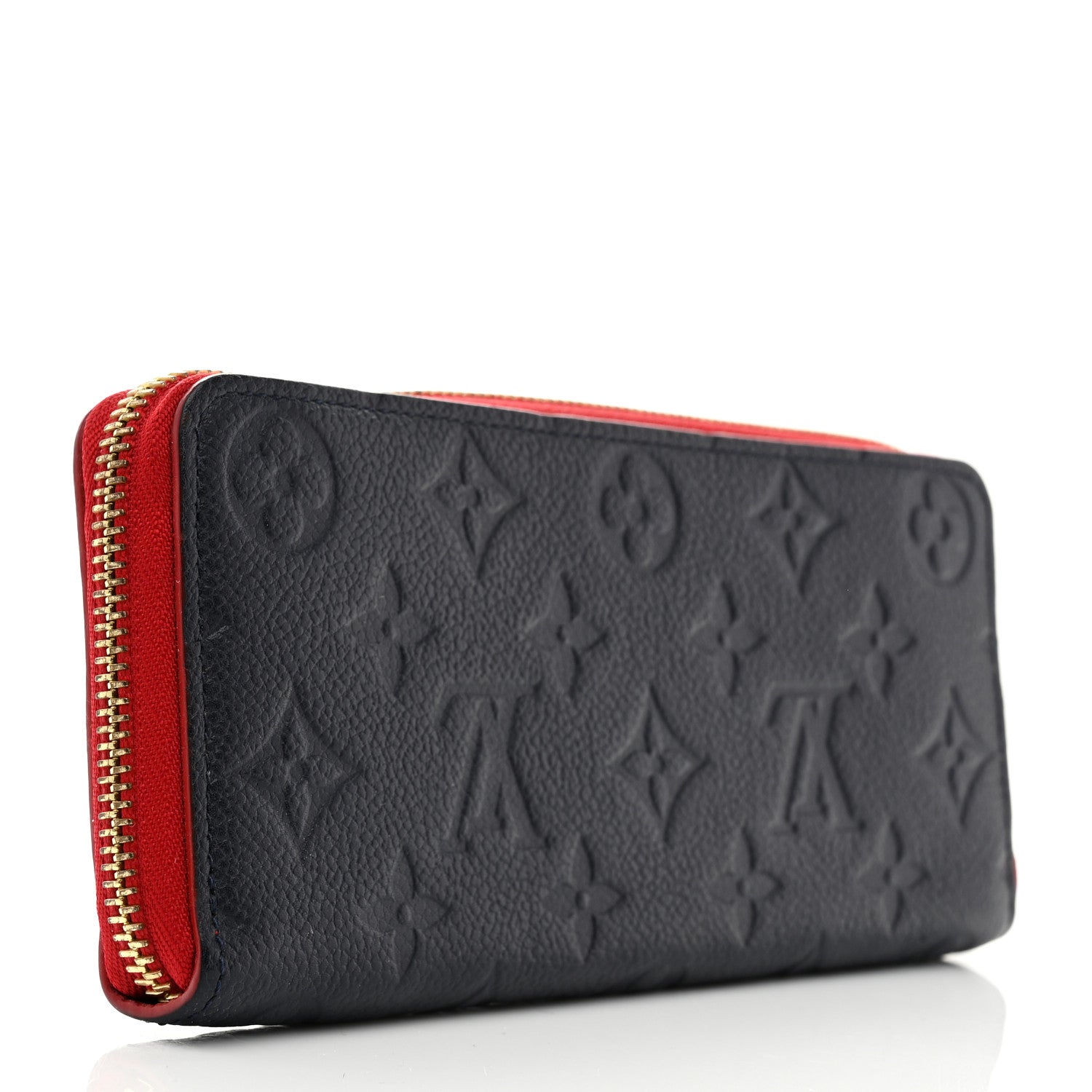 Empreinte Blooming Flowers Clemence Wallet Marine Rouge