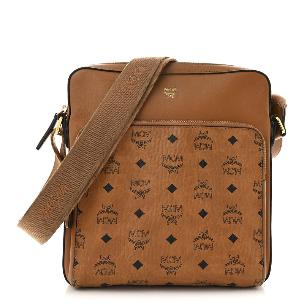 Calfskin Visetos Ottomar Messenger Cognac