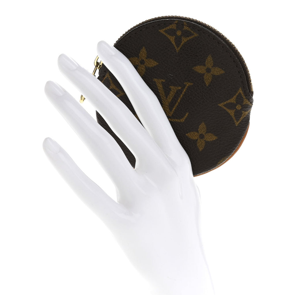Monogram Round Coin Purse