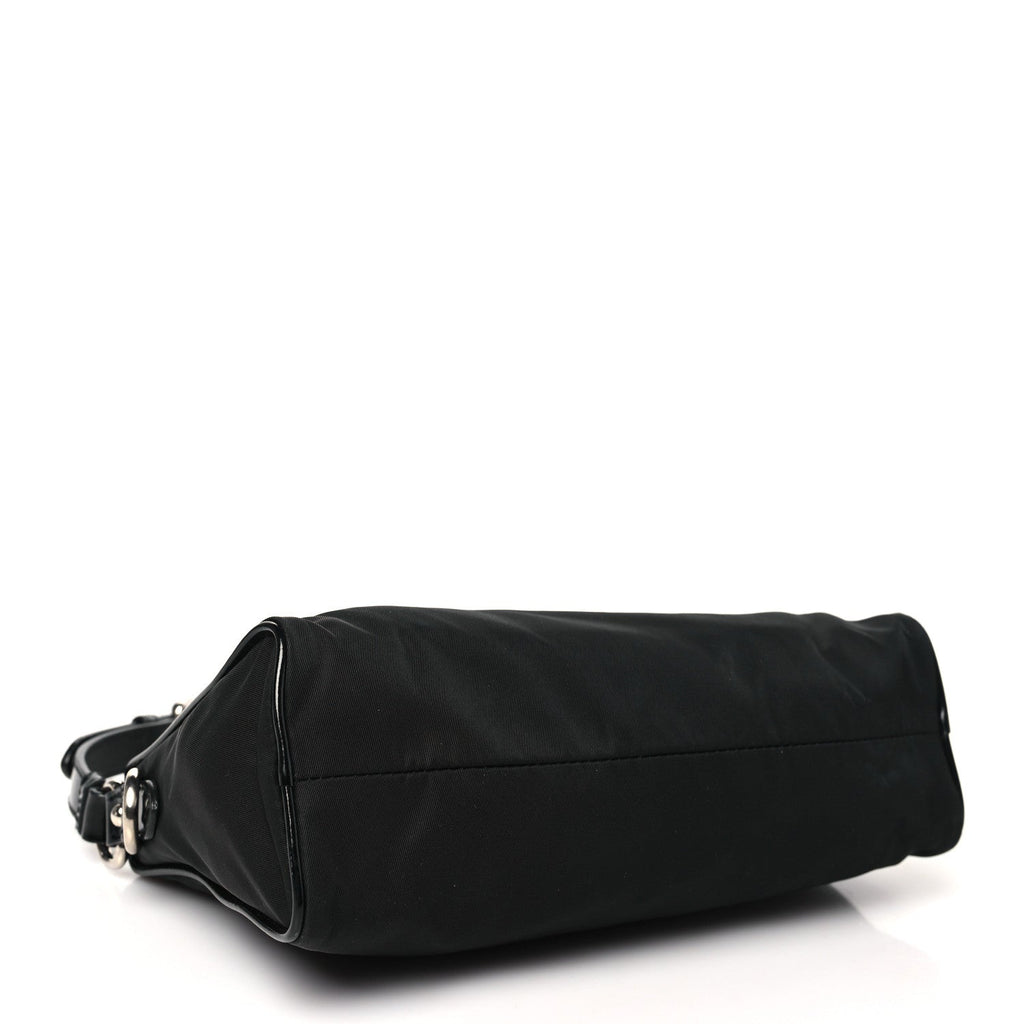 Tessuto Nylon Shoulder Bag Black