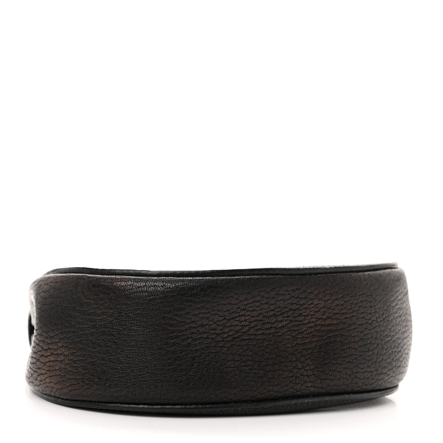 Grained Lambskin Mini Drew Shoulder Bag Black