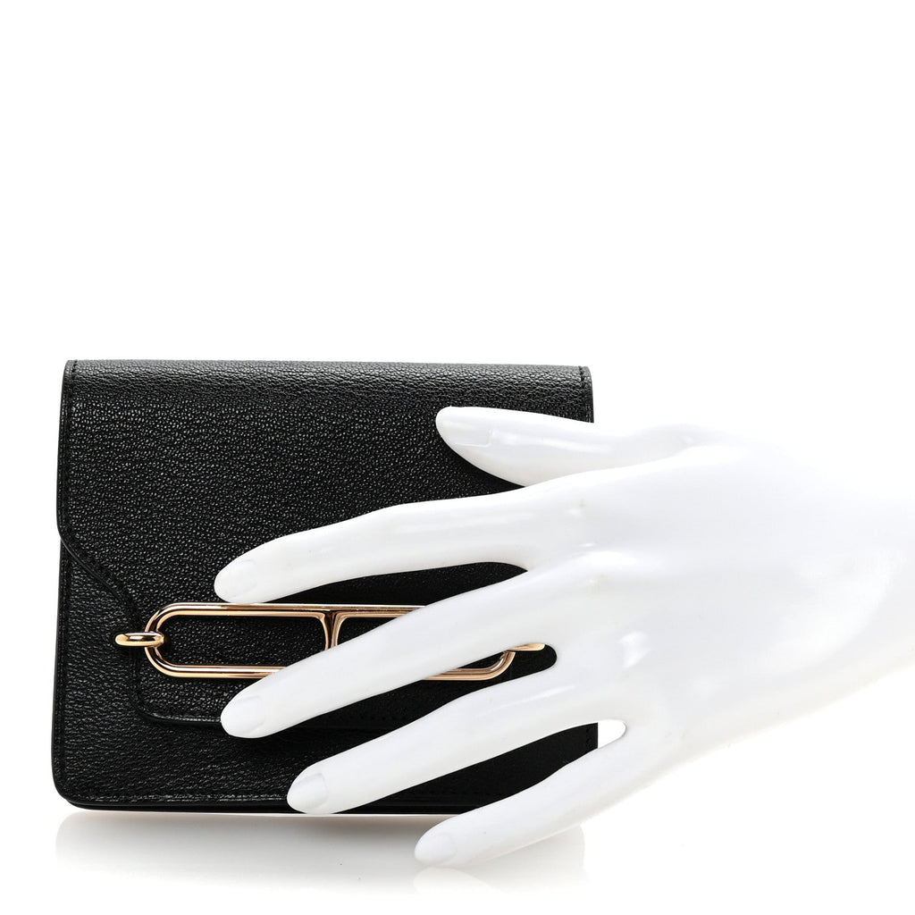Chevre Mysore Roulis Slim Wallet Black