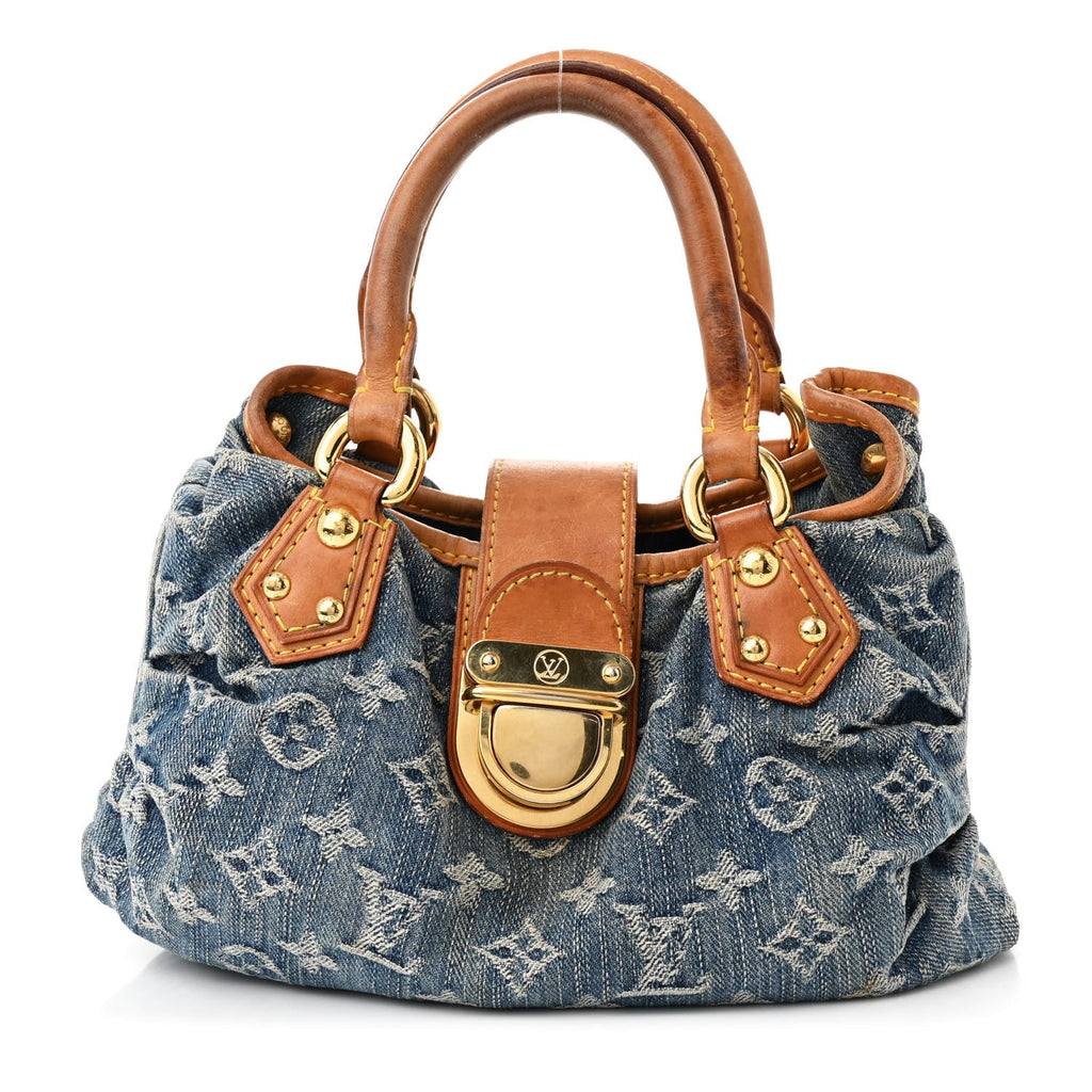 Monogram Denim Pleaty Blue