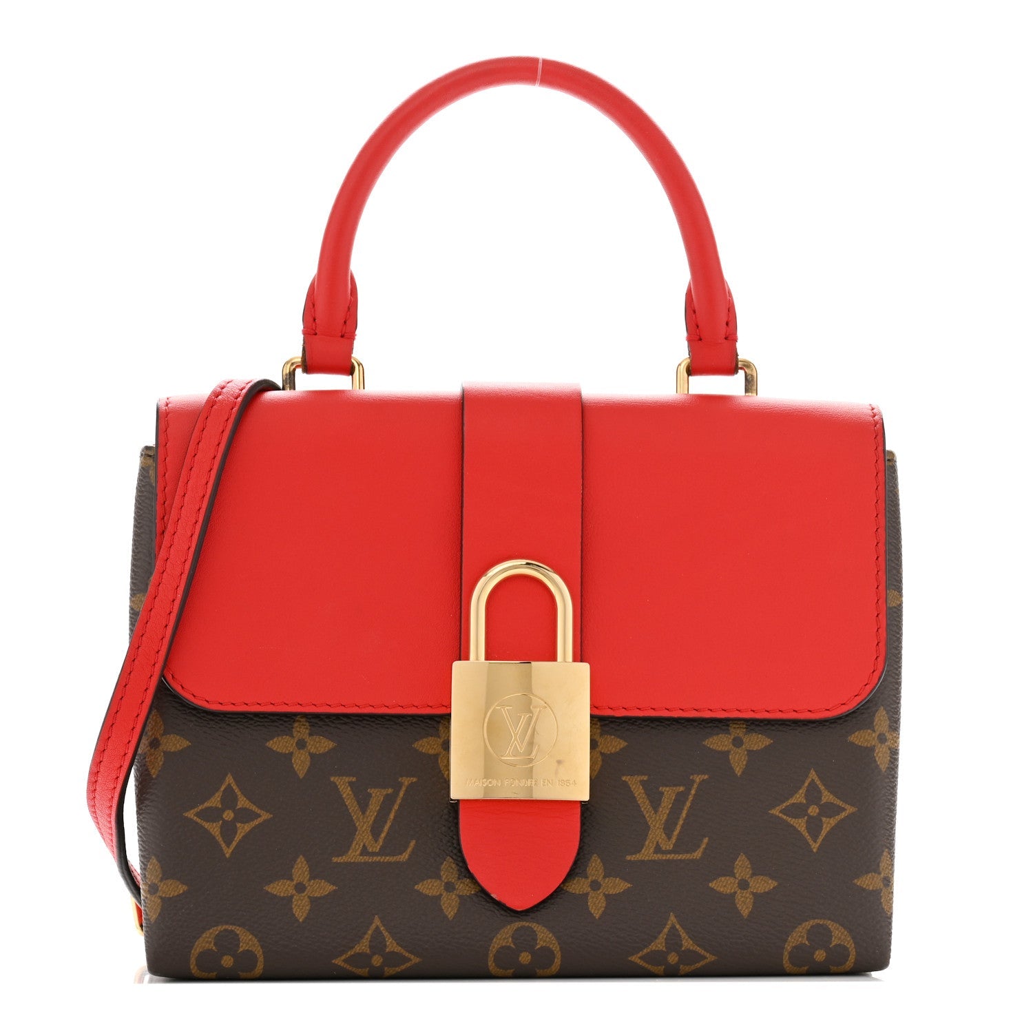Monogram Locky BB Coquelicot