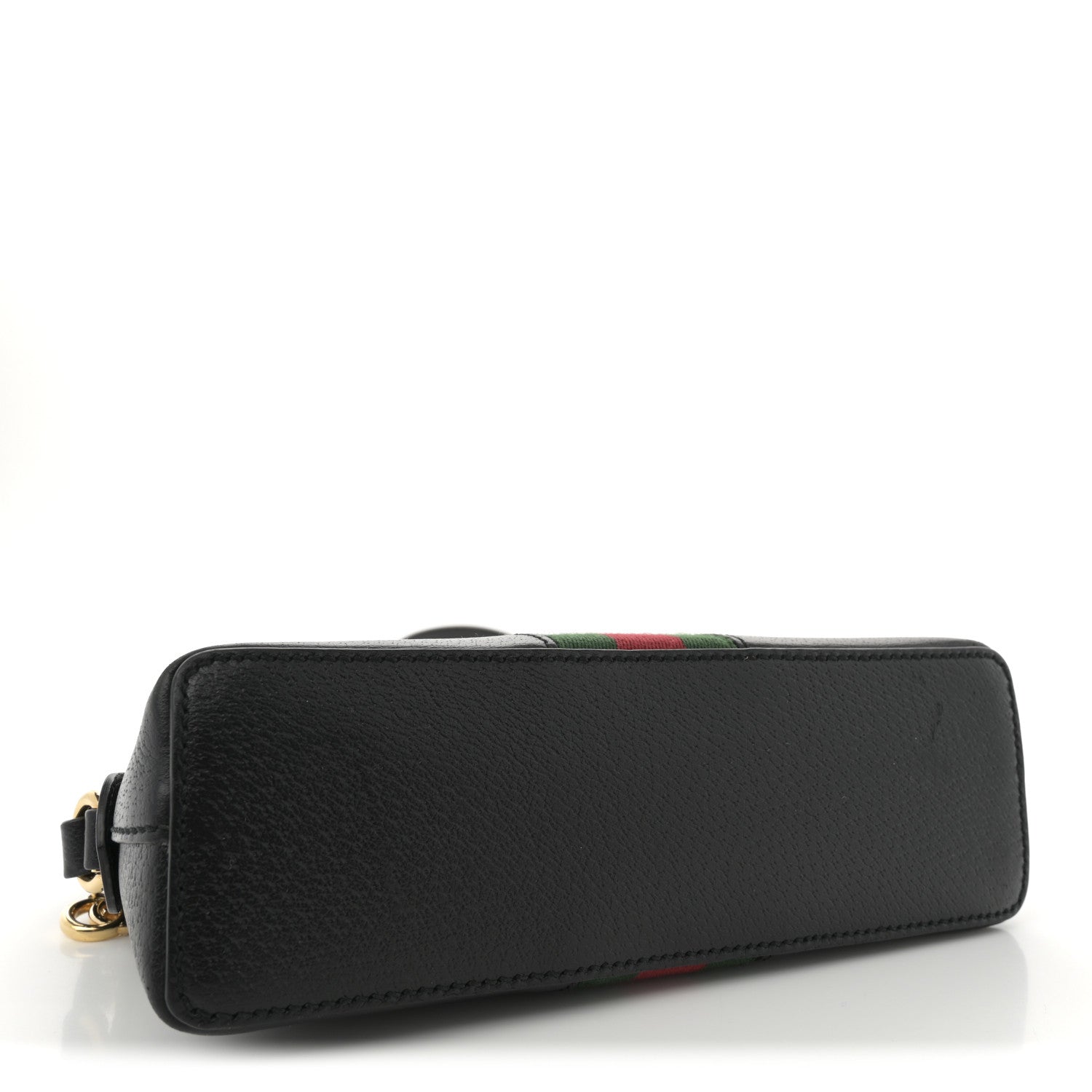 Calfskin GG Web Small Ophidia Dome Shoulder Bag Black
