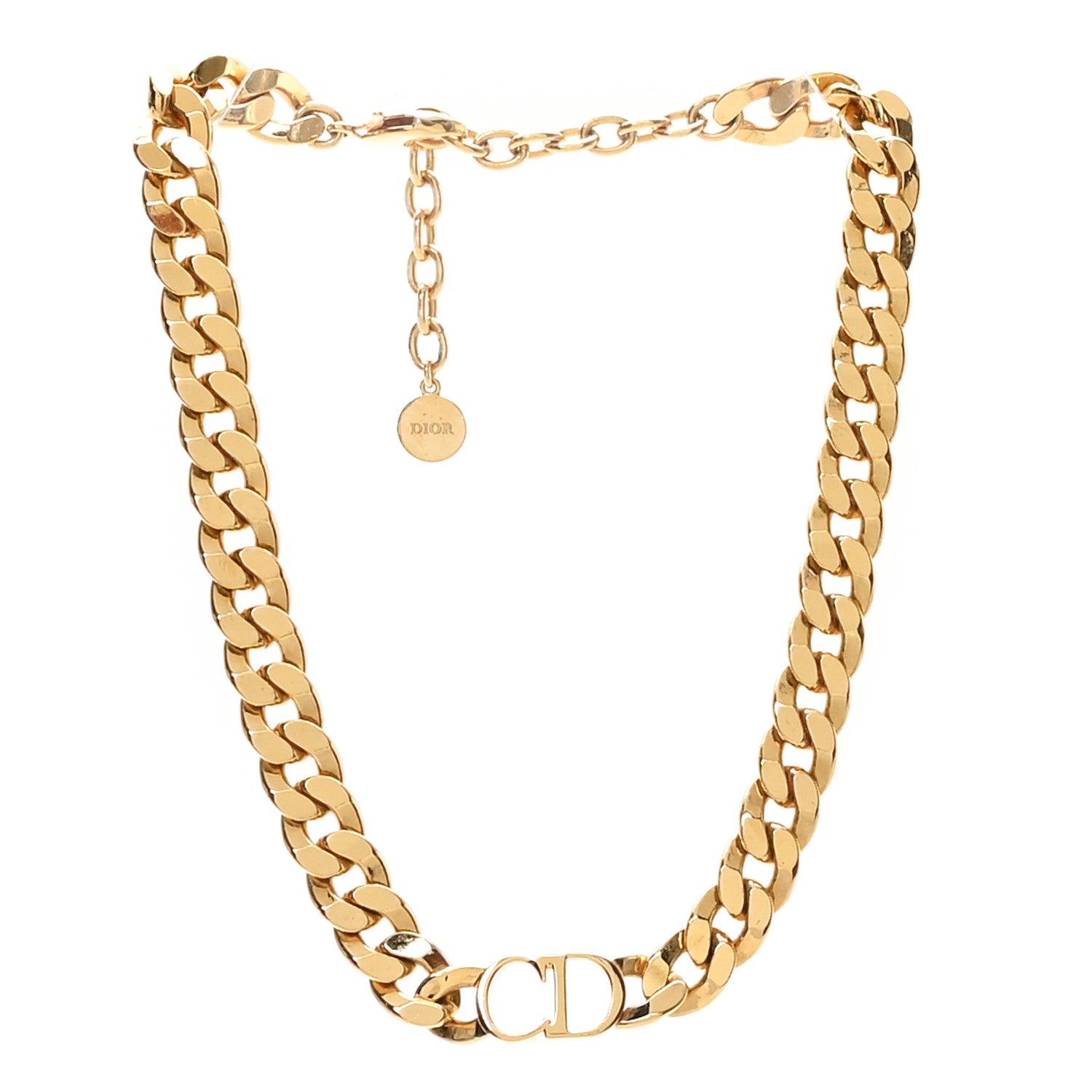 Metal Danseuse Etoile Chain Choker Necklace Gold