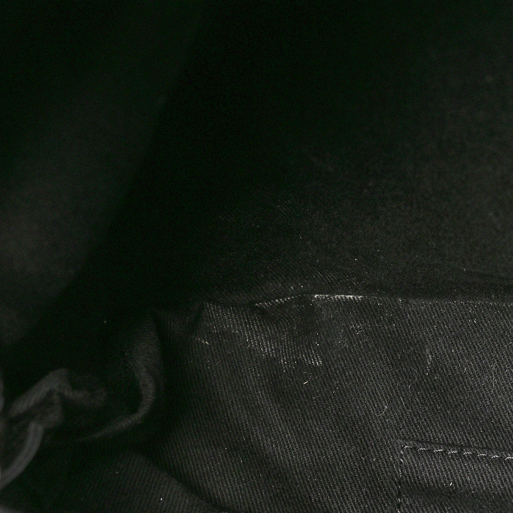 Patent Quilted Large Just Mademoiselle Bowling Bag Black