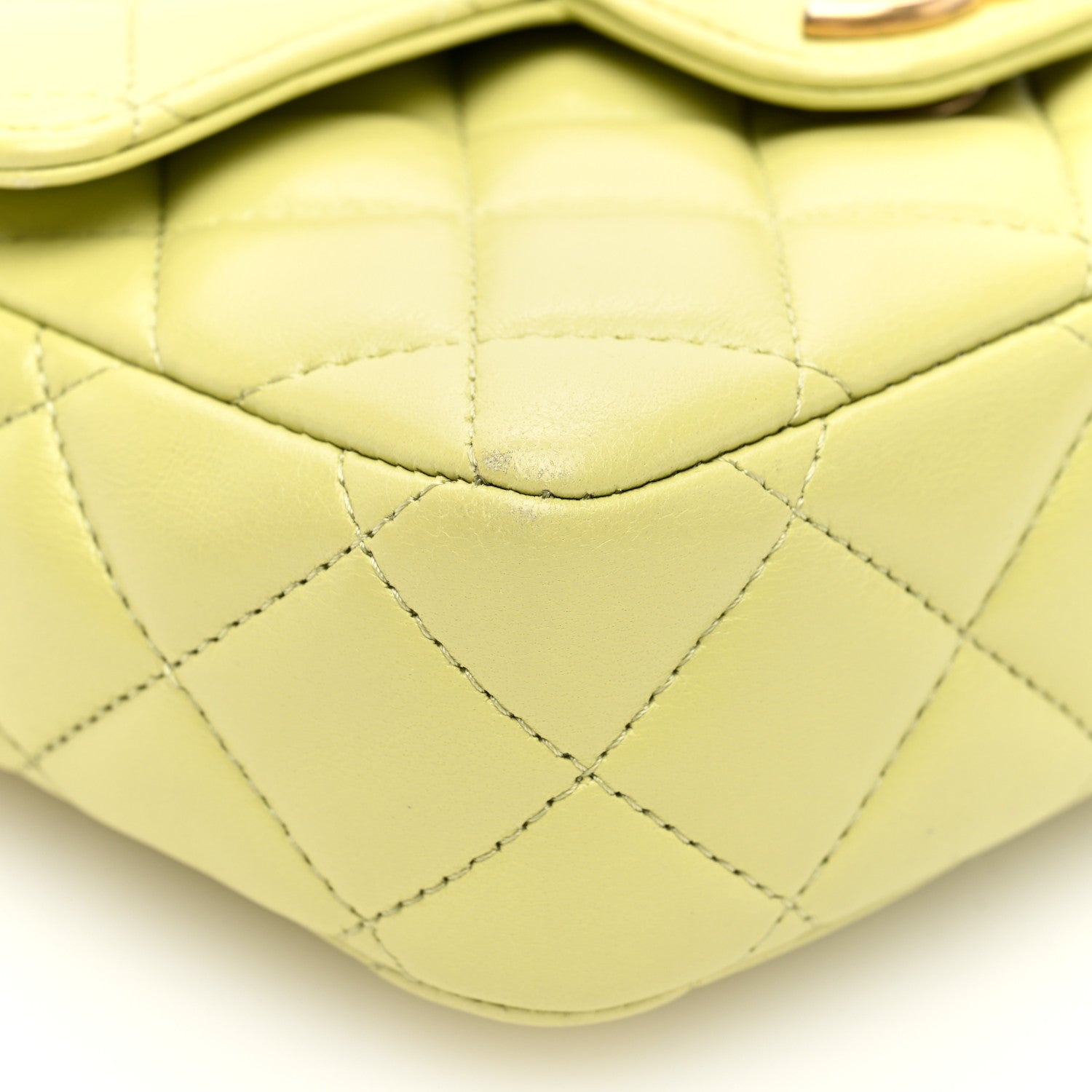 Lambskin Quilted Casino Chips  Green